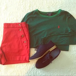 Ralph Lauren long sleep stripped tee